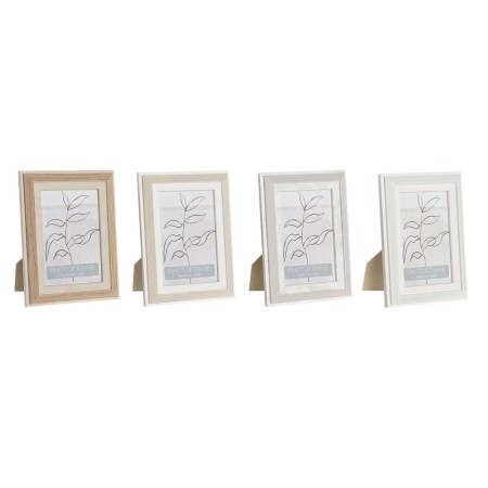 Cadre photo DKD Home Decor Beige Vert PS Scandinave (15 x 1,5 x 20 cm) (4 Unités)