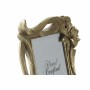 Cadre photo DKD Home Decor Fleur Doré Résine (21,3 x 3,5 x 25,6 cm)