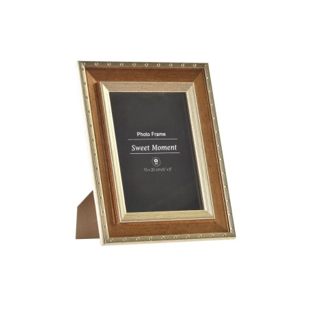 Cadre photo DKD Home Decor Verre Doré Bois MDF (24 x 2,2 x 29 cm)