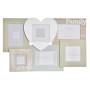 Cadre photo DKD Home Decor Love Coeur Bois Multicouleur Verre Naturel Bois MDF (28 x 2 x 44 cm)