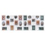 Cadre photo DKD Home Decor Verre Blanc PP Urbaine (65 x 2 x 49 cm) (2 Unités)