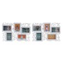 Cadre photo DKD Home Decor Verre Blanc PP Urbaine (52,5 x 2 x 35 cm) (2 Unités)