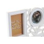 Cadre photo DKD Home Decor 8 photos Verre Blanc PP (58 x 2 x 37,5 cm) (2 Unités)