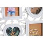 Cadre photo DKD Home Decor 8 photos Verre Blanc PP (58 x 2 x 37,5 cm) (2 Unités)