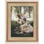 Cadre photo DKD Home Decor Naturel Bois MDF (16,5 x 2 x 21,5 cm)