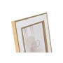 Cadre photo DKD Home Decor Verre Blanc Bois MDF (26 x 1,5 x 21 cm)