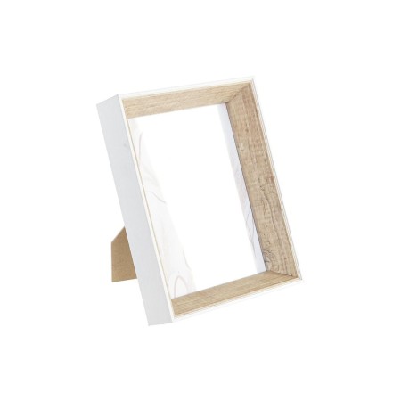 Cadre photo DKD Home Decor Verre Blanc Bois MDF (18 x 4,5 x 23 cm)