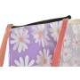 Trousse de toilette DKD Home Decor Orange Gris clair Fleurs Mauve (20 x 6 x 13 cm) (3 Unités)