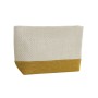 Trousse de toilette DKD Home Decor Naturel Menthe Étoile Moutarde méditerranéen (25 x 6,5 x 16 cm) (2 Unités)