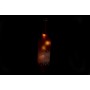 Bouteille LED DKD Home Decor Rouge Vert Verre (2 Unités)
