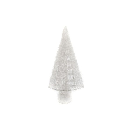 Sapin de Noël DKD Home Decor Plumes Blanc Rotin