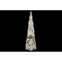 Décoration DKD Home Decor Noël LED Cônes 3 Pièces Rotin