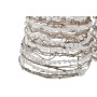 Décoration DKD Home Decor Noël LED Cônes 3 Pièces Rotin