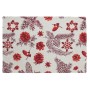 Set de table DKD Home Decor Noël Rouge Polyester Coton (45 x 30 x 0,2 cm)