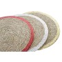 Set de table DKD Home Decor Fibre Herbier marin (38 x 38 x 2 cm) (3 Unités)