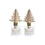 Bâtonnets Parfumés DKD Home Decor Sapin de Noël Verre (80 ml) (2 Unités)