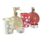 Ensemble de Bougies Parfumées DKD Home Decor Verre Noël Cire (80 ml) (2 Unités)