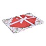 Service de linge de table DKD Home Decor Noël Rouge Polyester Coton Vert (150 x 250 x 0,2 cm)