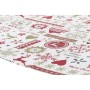 Chemin de Table DKD Home Decor Noël Rouge Polyester Coton Blanc (50 x 150 x 1 cm) (2 Unités)