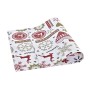 Set de table DKD Home Decor Rouge Polyester Coton Blanc (45 x 30 x 1 cm) (2 Unités)