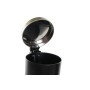 Poubelle à pédale DKD Home Decor Noir Doré Métal (3L)