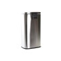 Poubelle DKD Home Decor Argenté Acier inoxydable Basique (34 x 32 x 63 cm) (40 L)