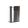 Poubelle DKD Home Decor Argenté Acier inoxydable Basique (28,6 x 25,2 x 38,4 cm) (12 L)