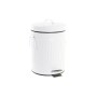 Poubelle DKD Home Decor Blanc Fer Basique (20 x 25 x 31 cm) (5 L)