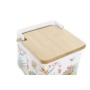 Salière avec couvercle DKD Home Decor Tropical Bambou Dolomite (750 ml) (2 Unités)