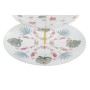 Coupe à fruits DKD Home Decor Porcelaine Métal (27 x 27 x 34 cm)