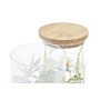 Boîte DKD Home Decor Naturel Bambou Tropical Verre Borosilicaté (700 ml) (2 Unités)