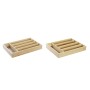 Range-couverts DKD Home Decor Colonial Bambou Africain (25,5 x 35,5 x 5 cm) (2 Unités)