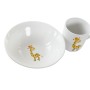 Ensemble Vaisselle pour Enfants DKD Home Decor Porcelaine (2 Unités)