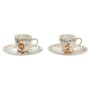 Ensemble Vaisselle pour Enfants DKD Home Decor Porcelaine (2 Unités)