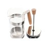 Cafetière à Piston DKD Home Decor Naturel Argenté Acier inoxydable Verre Borosilicaté (16 x 9 x 18,5 cm) (350 ml)