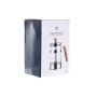 Cafetière à Piston DKD Home Decor Naturel Argenté Acier inoxydable Verre Borosilicaté (16 x 9 x 18,5 cm) (600 ml)