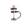 Cafetière à Piston DKD Home Decor Marron Transparent Acier inoxydable Verre Borosilicaté (16 x 9 x 18,5 cm) (350 ml)