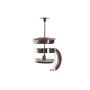 Cafetière à Piston DKD Home Decor Marron Transparent Acier inoxydable Verre Borosilicaté (16 x 9 x 18,5 cm) (350 ml)