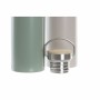 Bouteille Thermique en Acier Inoxydable DKD Home Decor Beige Vert Bambou (500 ml) (2 Unités)