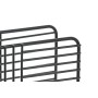 Porte-serviettes DKD Home Decor Grille Noir Métal (15,5 x 6,5 x 11,5 cm)