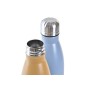 Bouteille Thermique en Acier Inoxydable DKD Home Decor Coffee Ideas Bleu Orange Rose (500 ml) (3 Unités)