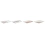 Dessous de plat DKD Home Decor Faux Bois Marbre Liège Dolomite (18 x 24 x 1 cm) (4 Unités)