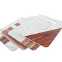 Dessous de plat DKD Home Decor Faux Bois Marbre Liège Dolomite (18 x 24 x 1 cm) (4 Unités)