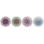 Dessous de plat DKD Home Decor Liège Mandala Dolomite (20 x 20 x 1 cm) (4 Unités)