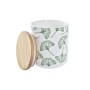 Set de 3 Boites DKD Home Decor Naturel Blanc Vert Bambou Grès Tropical (3 Pièces)