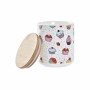 Set de 3 Boites DKD Home Decor Naturel Blanc Multicouleur Bambou Grès Cupcake (3 Pièces)