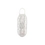 Bougeoir DKD Home Decor Blanc Verre osier 33 cm