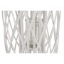 Bougeoir DKD Home Decor Blanc Verre osier 30 cm