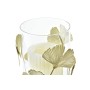 Bougeoir DKD Home Decor Champagne Verre Métal Ginkgo (11 x 11 x 16 cm)