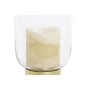 Bougeoir DKD Home Decor Verre Doré Métal (14 x 14 x 27 cm)